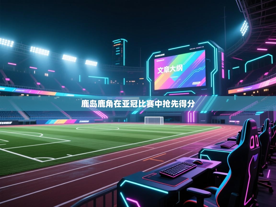 鹿岛鹿角在亚冠比赛中抢先得分